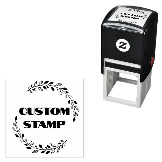 Aangepaste rubberstempel, logo-stempel, merkteken   zelfinktende stempel (In situ)