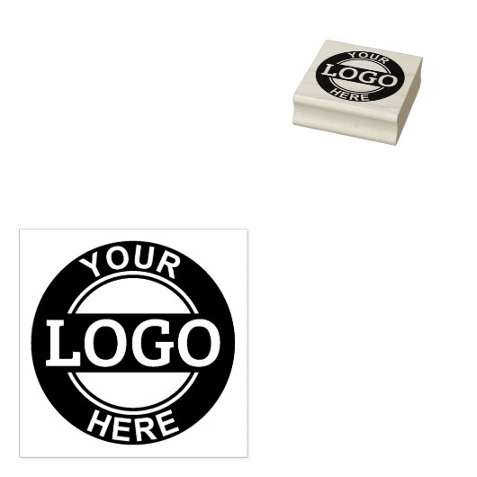 Aangepaste rubberstempel van uw bedrijf Logo (Gestempeld)