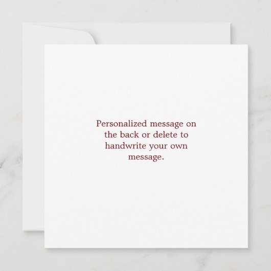 Aangepaste Ruby-throated kolibries Dank u kaart (Achterkant)