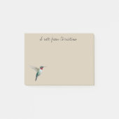 Aangepaste ruby-thromingbird Post-it Notes (Voorkant)