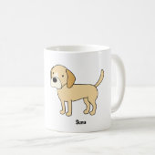 Aangepaste Rubyfornia Honden Klassieke Mok (Voorkant rechts)