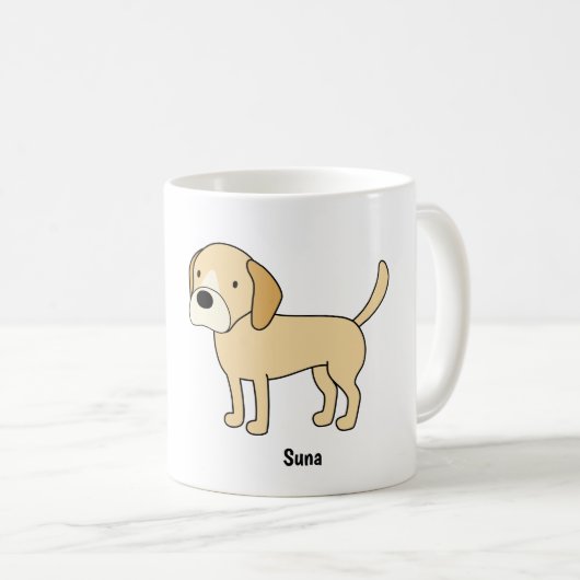 Aangepaste Rubyfornia Honden Klassieke Mok (Voorkant rechts)