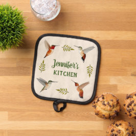 Aangepaste Rufous Kolibries Pannenlap