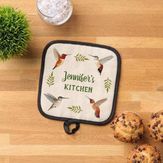 Aangepaste Rufous Kolibries Pannenlap (Top down)