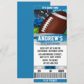 Aangepaste Rugby Boys verjaardagskaartje Kaart (Voorkant / Achterkant)