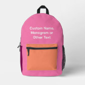 Aangepaste rugzak goedkoper dan gewone winkeltasse (Voorkant)