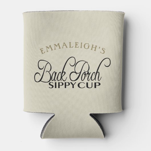 Aangepaste rugzak met Sippy Cup Blikjeskoeler (Voorkant)