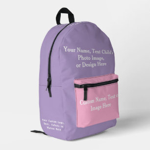 Aangepaste rugzak + naamtags voor kinderen geperso