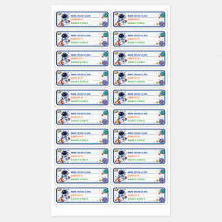 Aangepaste Ruimte Boek Labels