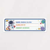 Aangepaste Ruimte Boek Labels (Design 2)