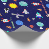 Aangepaste ruimte marine inpakpapier (Hoek)