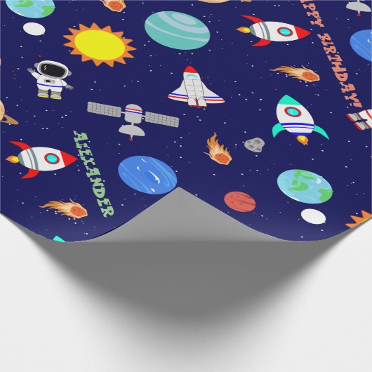 Aangepaste ruimte marine inpakpapier (Hoek)