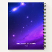 Aangepaste ruimte  naam Sketchbook Notitieboek (Achterkant)