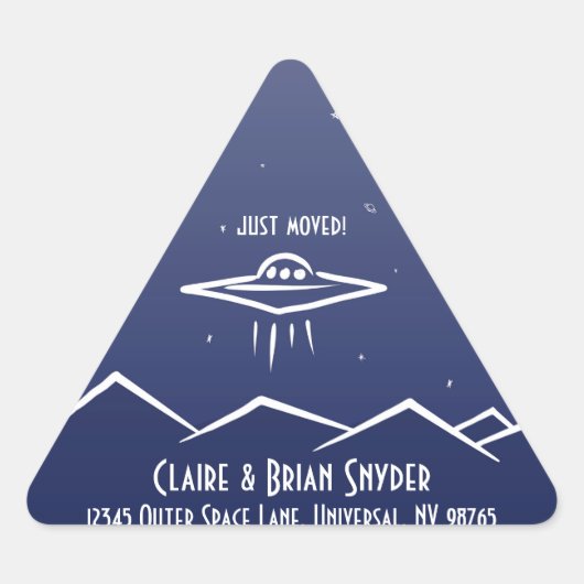 Aangepaste ruimteschip Sky Net Bewegde envelop Sti Sticker (Voorkant)