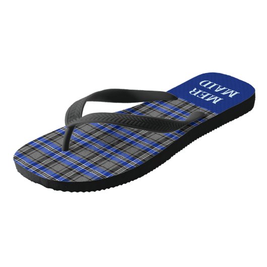 Aangepaste ruitpatronen Grappige strandpensioen ca Teenslippers (Schuin)