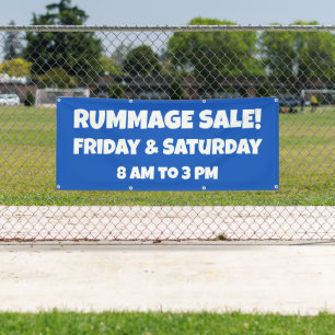 Aangepaste Rummage Sale-banner Spandoek