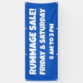 Aangepaste Rummage Sale-banner Spandoek (Verticaal)