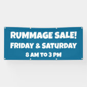 Aangepaste Rummage Sale-banner Spandoek (Horizontaal)