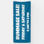 Aangepaste Rummage Sale-banner Spandoek (Verticaal)