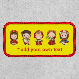 Aangepaste Russische Tekenset Kawaii Knuffel Karak
