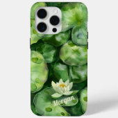 Aangepaste rustgevende waterverf vijver | Lotus Ku Case-Mate iPhone Case (Achterkant)