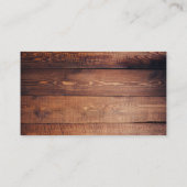 Aangepaste Rustic RSVP-fotokaart Informatiekaartje (Achterkant)