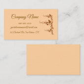 Aangepaste rustieke boerderij eenvoudig visitekaartje (Voorkant / Achterkant)