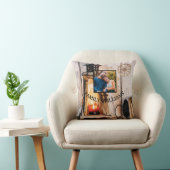 Aangepaste Rustieke Boerderij Lantaarn Lamp Antiek Kussen (Stoel)