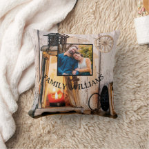 Aangepaste Rustieke Boerderij Lantaarnlamp  Hout