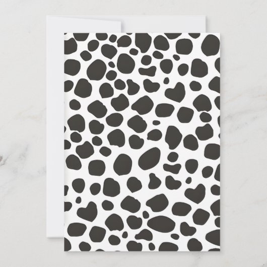 Aangepaste Rustieke Cowboy 1e Rodeo verjaardag Kaart (Achterkant)