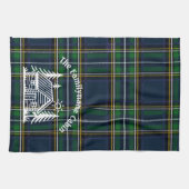 Aangepaste Rustieke Familie Cabin Keuken Handdoek (Horizontaal)