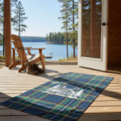 Aangepaste Rustieke Familie Cabin Strandlaken