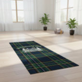 Aangepaste rustieke familie cabine yogamat