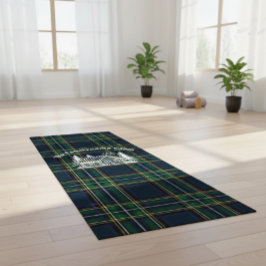 Aangepaste rustieke familie cabine yogamat