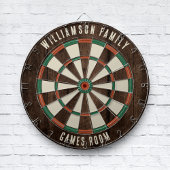 Aangepaste Rustieke Houten Look Familie Spelletjes Dartbord