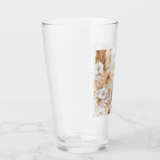 Aangepaste rustieke moderne Boheemse Wildbloemen N Glas (Rechts)