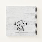 Aangepaste Rustische Camping Trailer Rv Lifestyle Notitieboek (Achterkant)