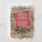 Aangepaste rustzonegroet feestdagenkaart (Achterkant)