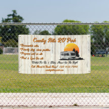 Aangepaste RV Park Campsite Highway 