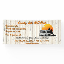 Aangepaste RV Park Campsite Highway 