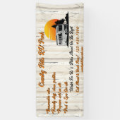 Aangepaste RV Park Campsite Highway Spandoek (Verticaal)