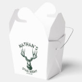 Aangepaste 's nachts Antlers Bedankdoosjes (Geopend)