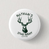 Aangepaste 's nachts Antlers Ronde Button 3,2 Cm (Voorkant)