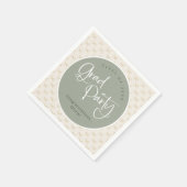 Aangepaste Sage Gold Class van 2025 Afstudeerder P Servet (Hoek)