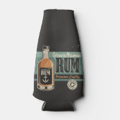 Aangepaste Sailor Rum Liquor Bottle Retro-teken Flesjeskoeler (Voorkant)