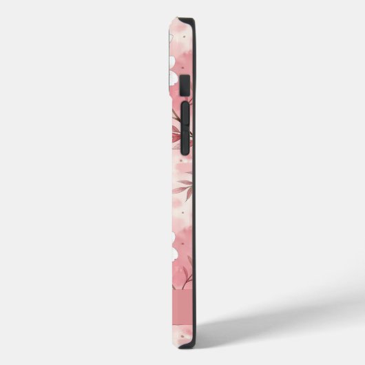 Aangepaste Sakura bloem patroon roze Case-Mate iPhone Case (Achterkant / Links)