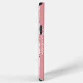 Aangepaste Sakura bloem patroon roze iPhone Hoesje (Rechterkant)