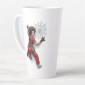 Aangepaste Sally O'Malley Spider-Man Superheld Fan Latte Mok (Linkerhoek)