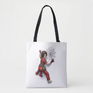 Aangepaste Sally O'Malley Spider-Man Superheld Fan Tote Bag