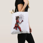 Aangepaste Sally O'Malley Spider-Man Superheld Fan Tote Bag (Dichtbij)